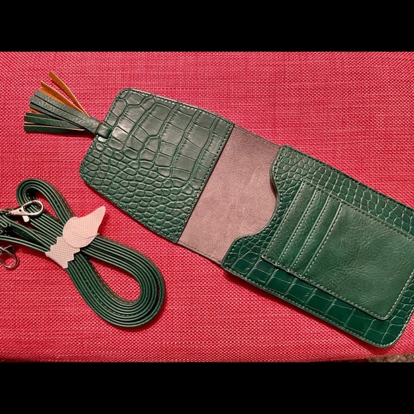 K. Carroll Bags New K Carroll Harper Crossbody Emerald Green Poshmark